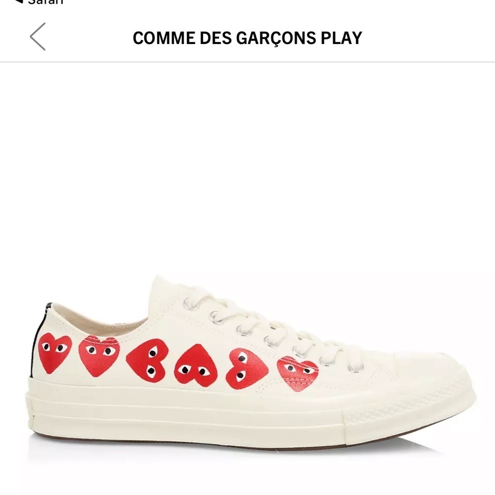 Commes des Garçon PLAY x Converse Chuck Taylor All Star multi-heart
